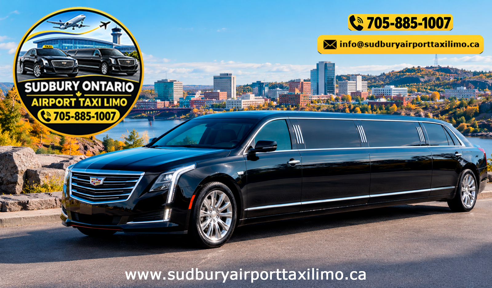 Sudbury Ontario airport taxi and limousine transportation